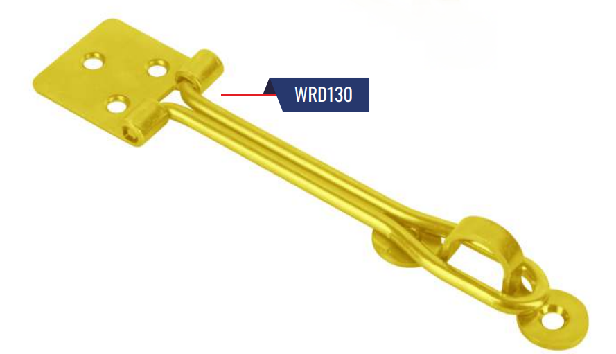 Щеколда WRD 130 цинк 130х30х1,5 мм (6409-9) - фото 2 Щеколда WRD 130 цинк 130х30х1,5 мм (6409-9) - фото 2