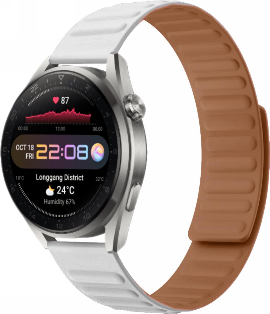 Ремешок Magneter для Huawei Watch 3 Pro White (26647-29) Ремешок Magneter для Huawei Watch 3 Pro White (26647-29)