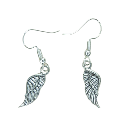Сережки Jewelry Liresmina Крило надії 3,8 см Сріблястий