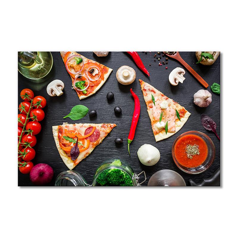 Картина модульная Веселая пицца 1 модуль 30х45 см