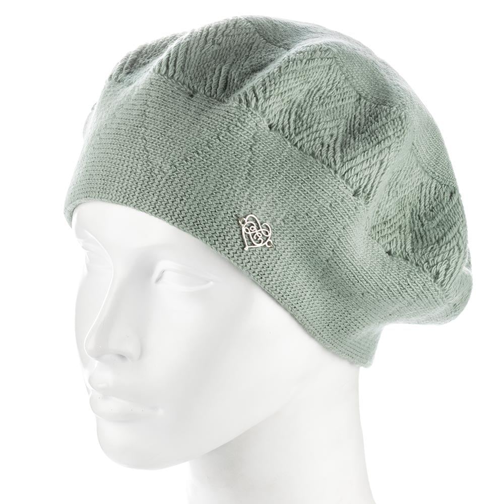 Берет женский Zolly ZH252 двойной шерстяной Фисташковый (154109)