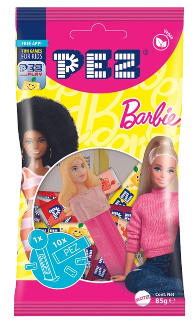 Диспенсер с конфетами Pez Barbie Bag 85 г (2584442025)
