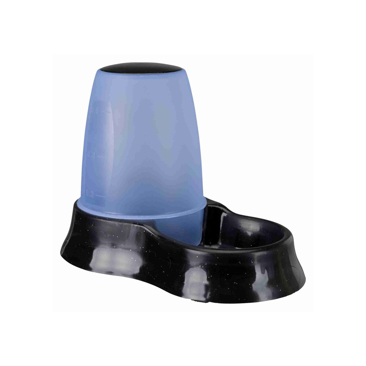 Миска Trixie с дозатором универсальная пластиковая 600 мл Черный (4011905247618_2)