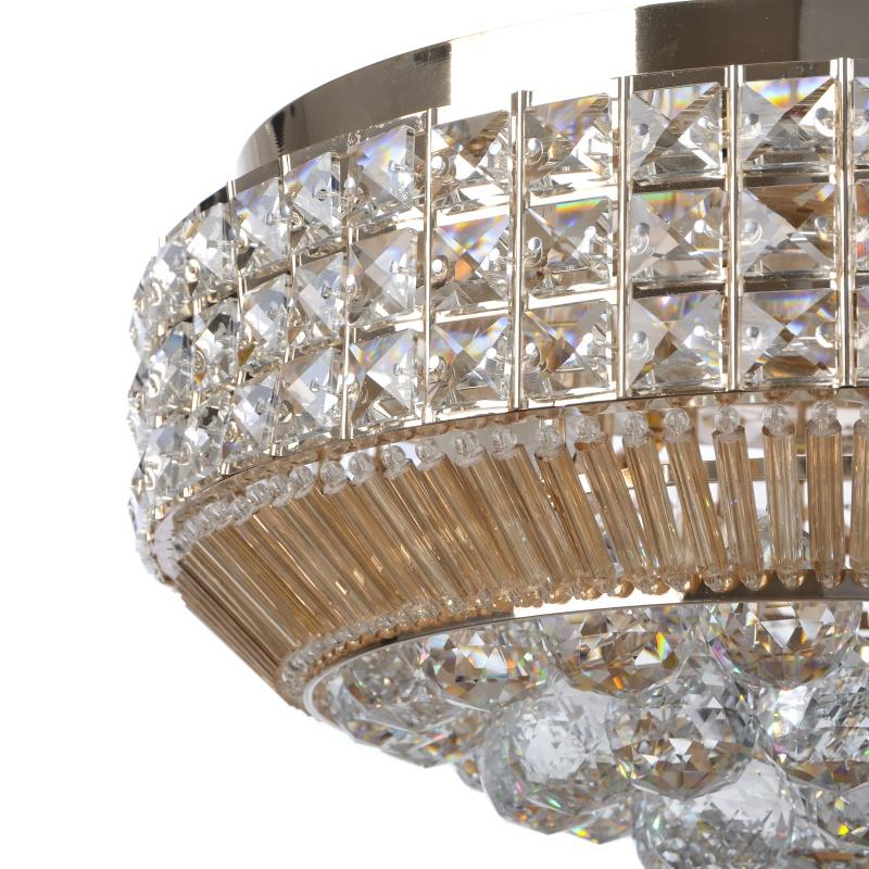 Люстра стельова торт Brille BCL-615C/3xE14/8x3 W LED з підсвічуванням велика - фото 2