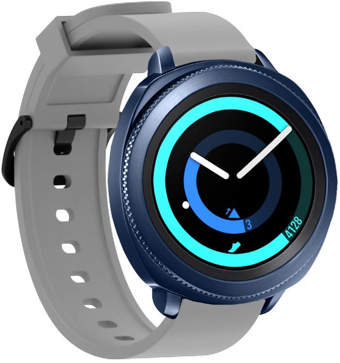 Ремешок силиконовый Like для Samsung Gear Sport Grey (13346-33)