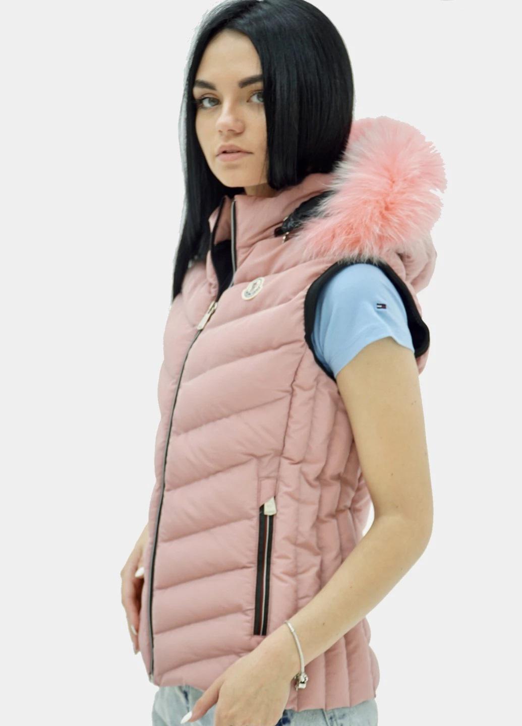 Жилет жіночий Moncler 168-1838 XL Rose - фото 2