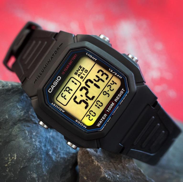 Годинник електронний водонепроникний Casio W-800H-1A (1141-0059) - фото 8 Годинник електронний водонепроникний Casio W-800H-1A (1141-0059) - фото 8