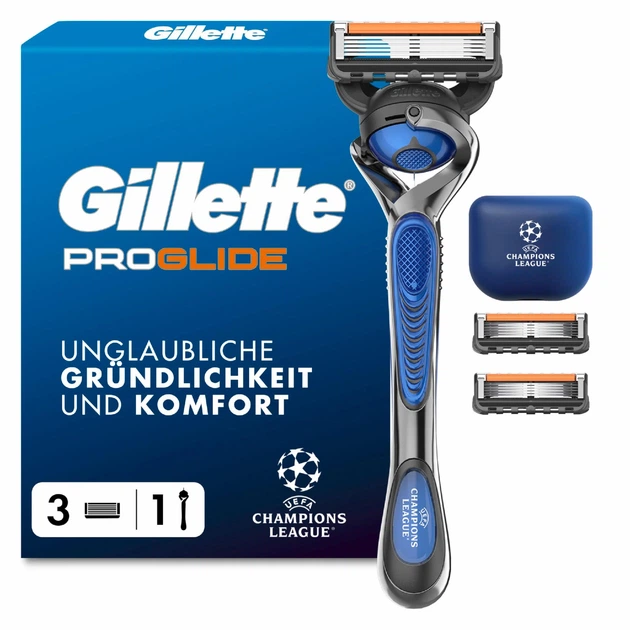 Станок для бритья мужской GILLETTE Proglide 3 кассеты и чехол