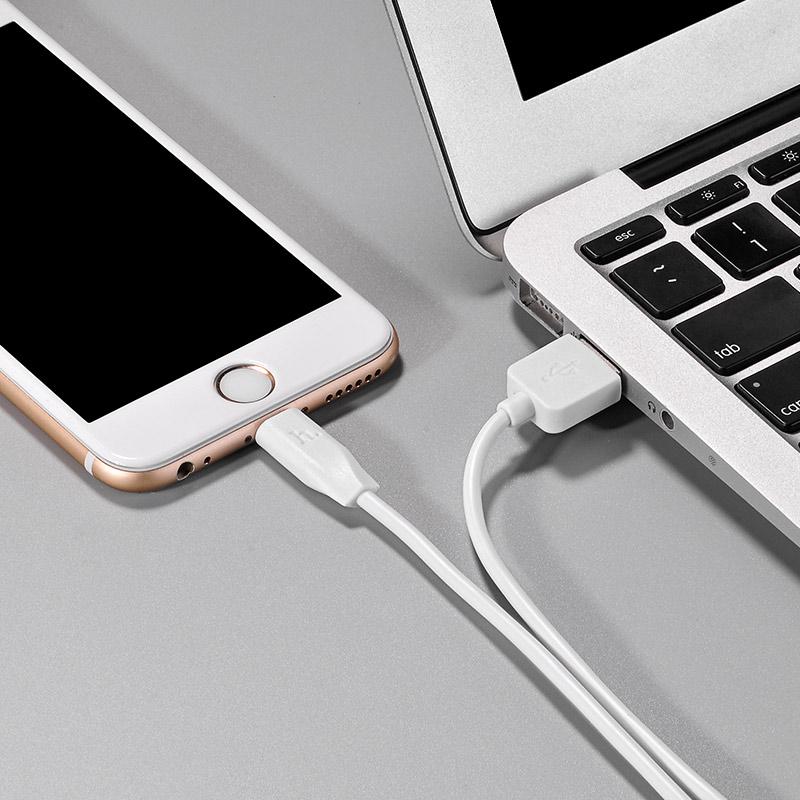 Кабель HOCO Х1 Lightning-USB 1м (X1-i) - фото 5