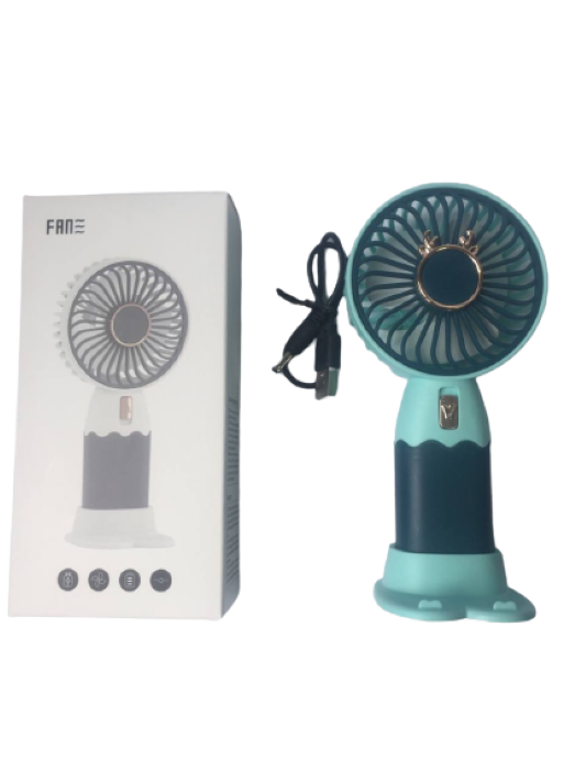 Вентилятор портативний акумуляторний USB Зелений (8fa030c4) - фото 2 Вентилятор портативний акумуляторний USB Зелений (8fa030c4) - фото 2