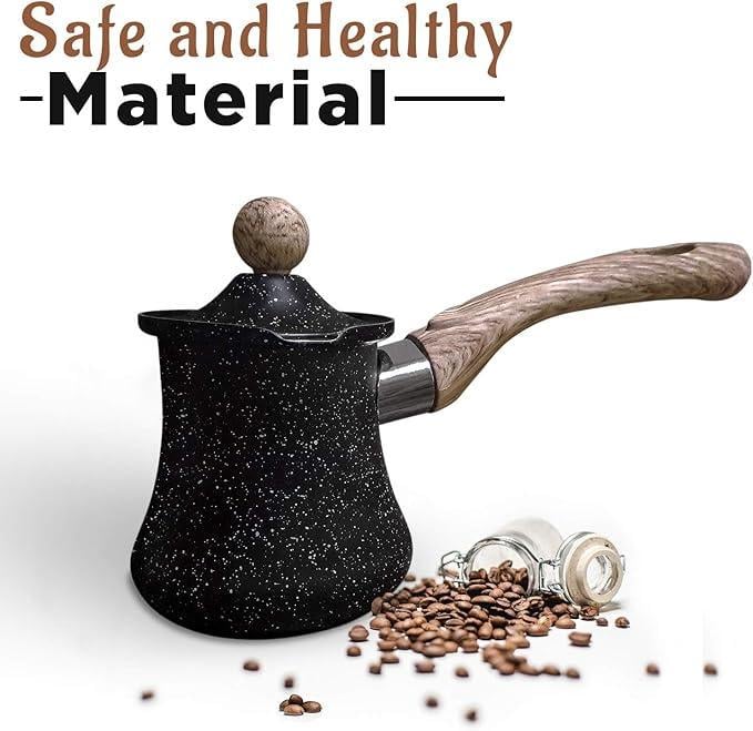 Турка для кави з кришкою Sukkar Pasha 350 мл - фото 2 Турка для кави з кришкою Sukkar Pasha 350 мл - фото 2