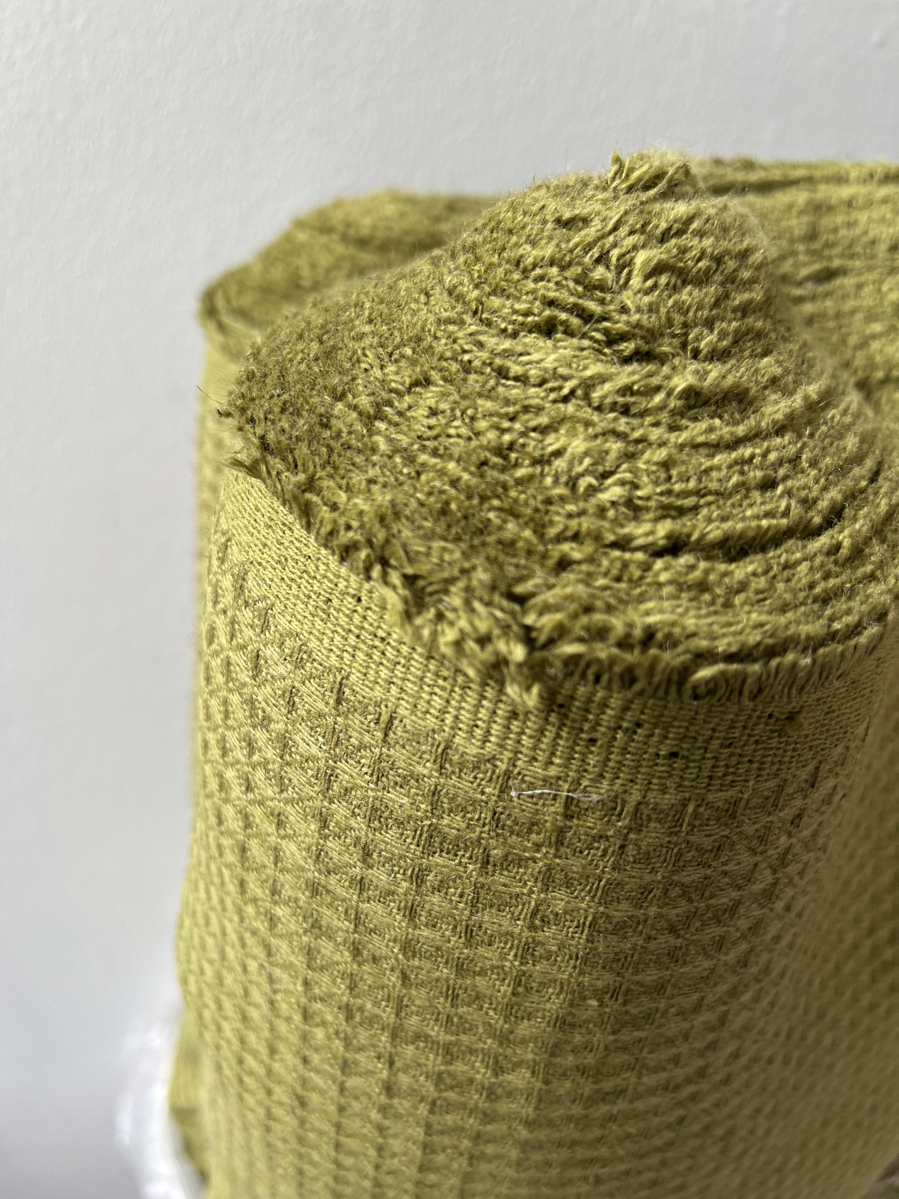 Тканина лляна декоративна Linen Plus 100% льон 270 см 1/1271 Зелений - фото 1