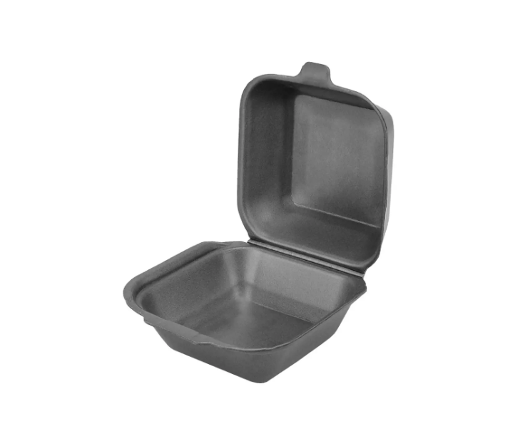 Ланч-бокс НР-7 из вспененного полистирола 130x143x60 мм 250 шт. Черный (003400016)