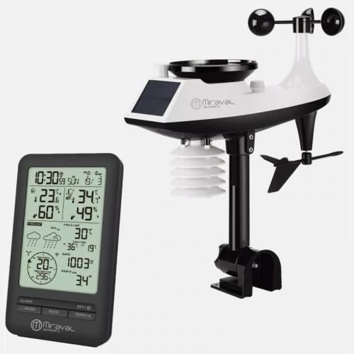 Метеостанция Miraval с цифровым дисплеем/ветромером и дождемером (100701) - фото 3 Метеостанция Miraval с цифровым дисплеем/ветромером и дождемером (100701) - фото 3