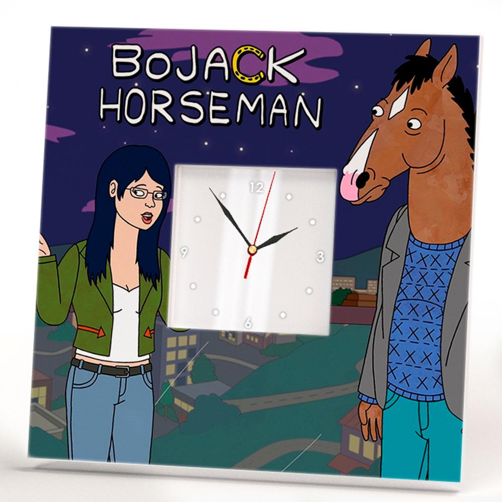 Часы Лошадь БоДжек 260x260 мм (C02044)