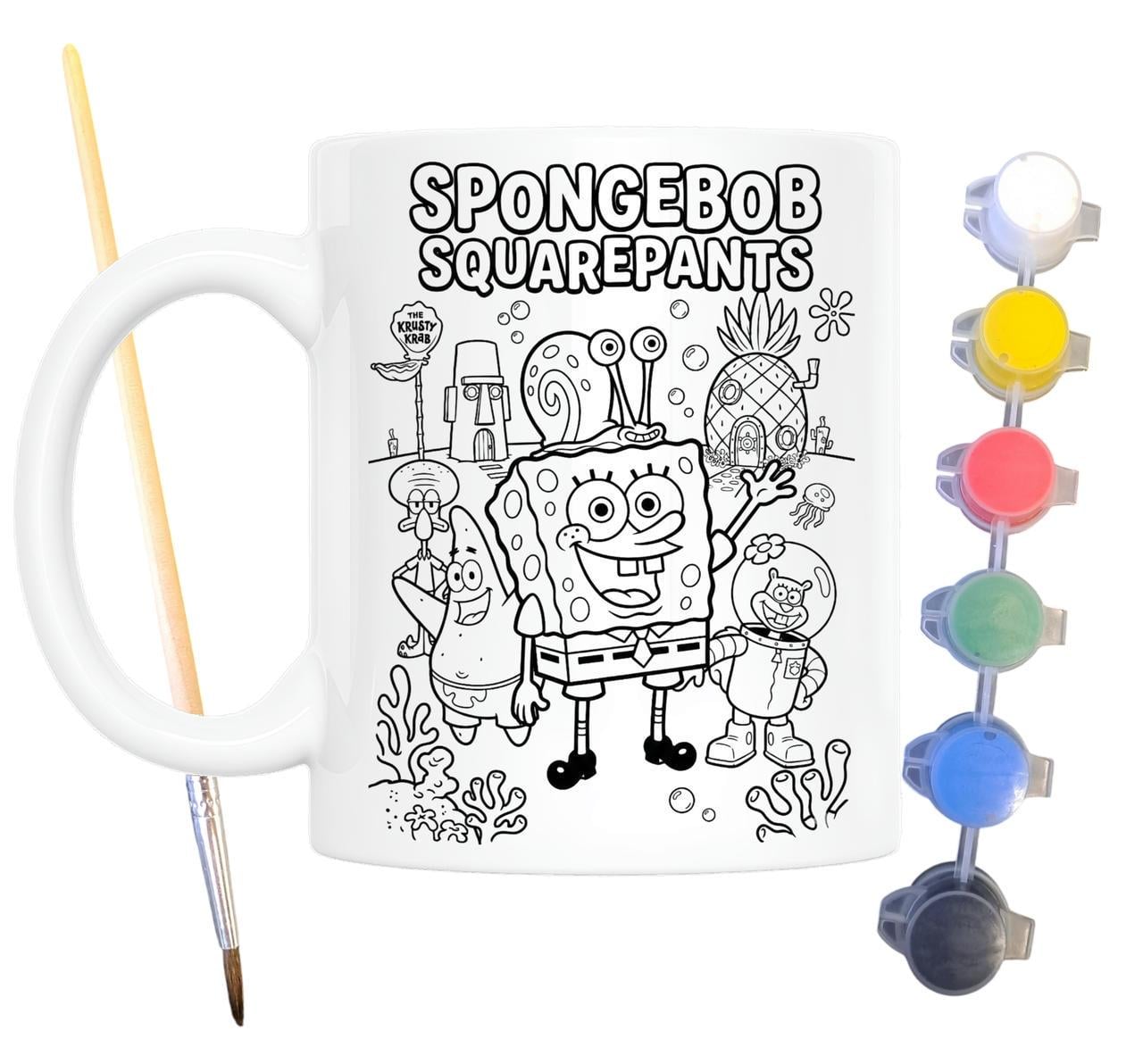 Набор для творчества Кружка-раскраска Губка Боб (КР0228)