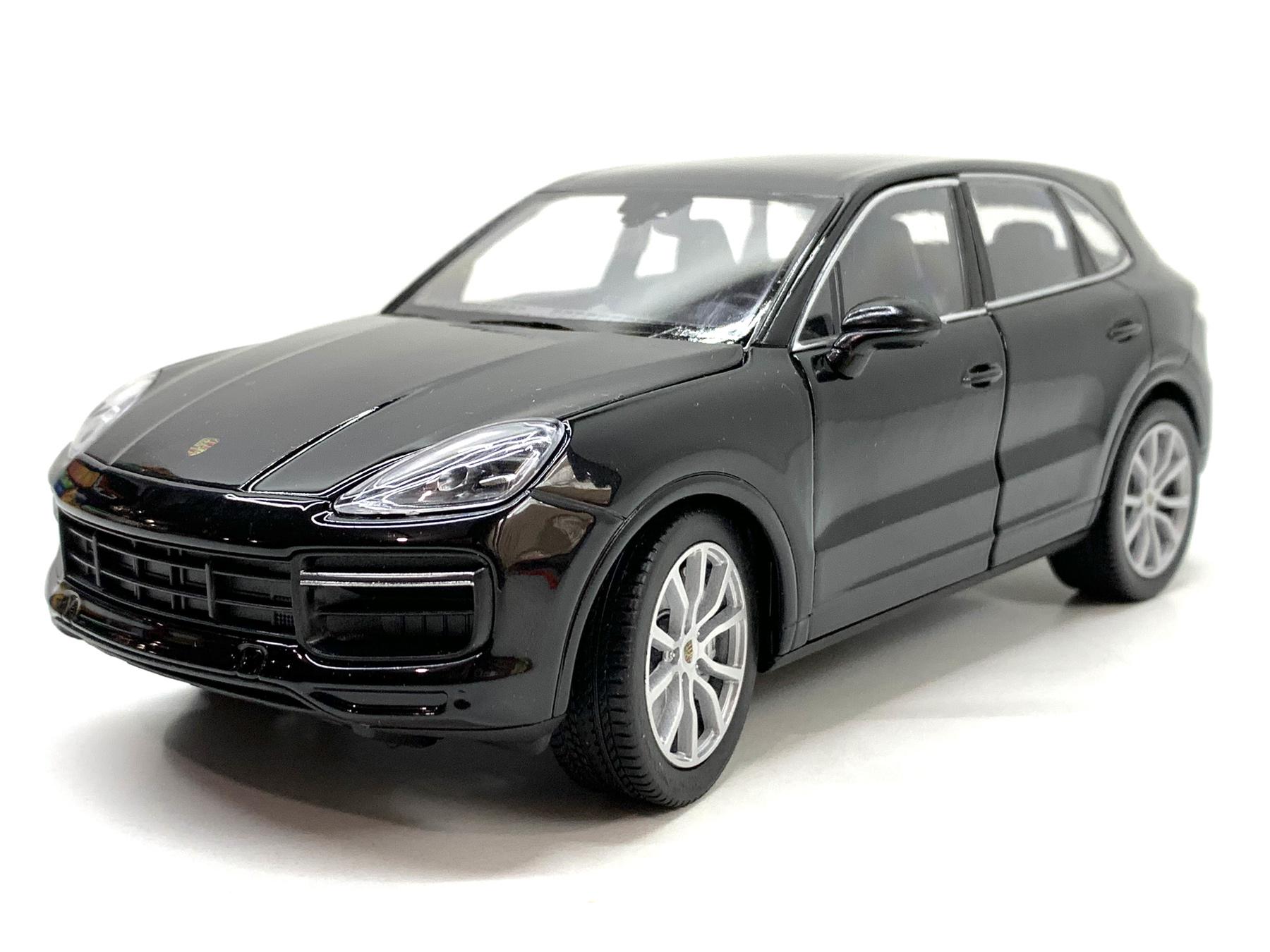 Машина Welly Nex Porsche Cayenne 1:24 інерційна відчиняються двері Вид 2 Чорний (24092W)