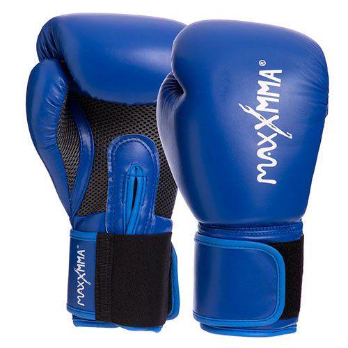 Перчатки боксерские MaxxMMA GB01S No branding 12oz Синий (37429135)