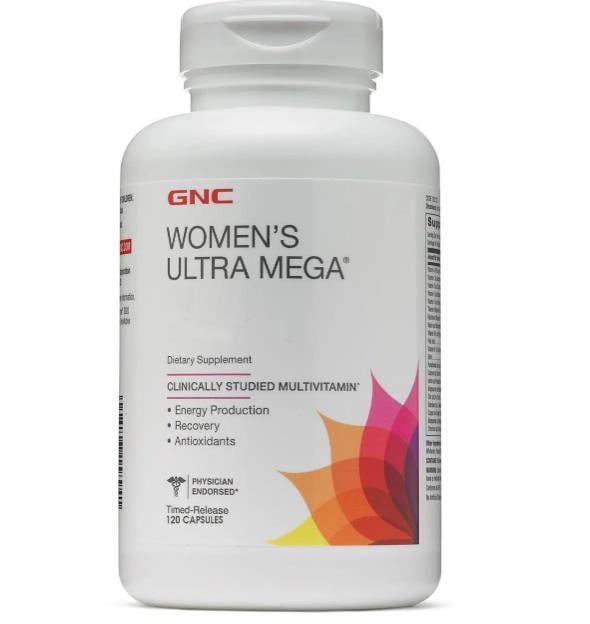 Витаминно-минеральный комплекс для спорта GNC Women's Ultra Mega CAPSULES 120 Caps