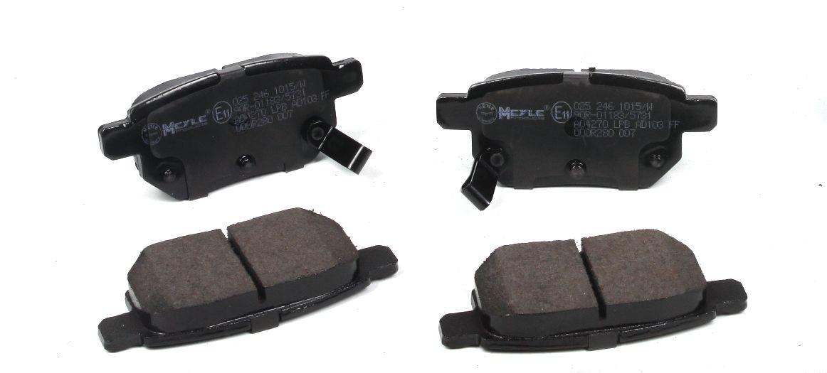 Колодки гальмівні задні Meyle для Toyota Auris/IQ/Urban Cruiser 07- (025 246 1015/W)
