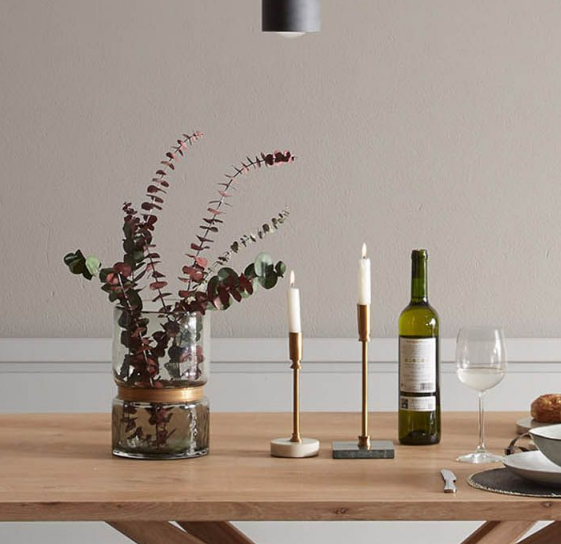 Ваза La Forma JAMBALA тонированое стекло со вставкой золотистого цвета (AA2827C03) - фото 4 Ваза La Forma JAMBALA тонированое стекло со вставкой золотистого цвета (AA2827C03) - фото 4