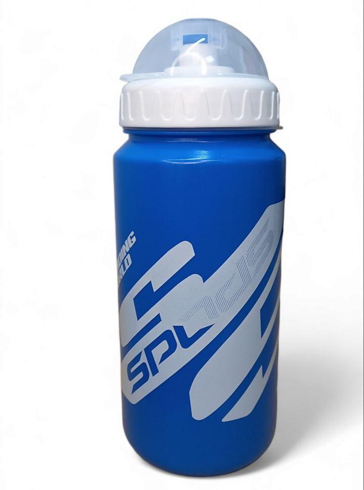 Фляга Spelli SWB-528-M с защитной крышкой 600 мл Синий/Белый (SWB-528-M Blue\Wh)