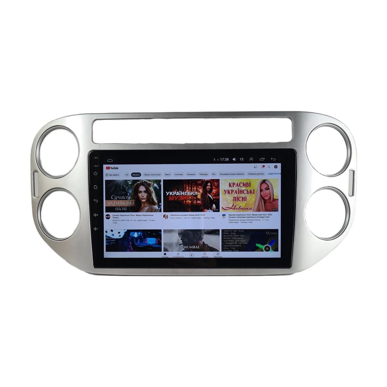 Автомагнитола для Volkswagen Tiguan 2010-2016 7862 8 ядер/4G/DSP/CarPlay/Android/QLED (М-ФТ-9-Т6)