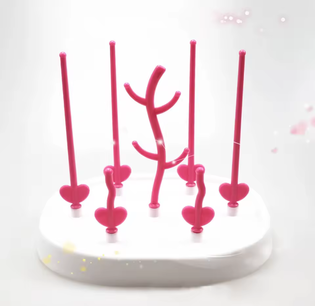 Сушарка для дитячих пляшок Рожева - фото 1 Сушарка для дитячих пляшок Рожева - фото 1