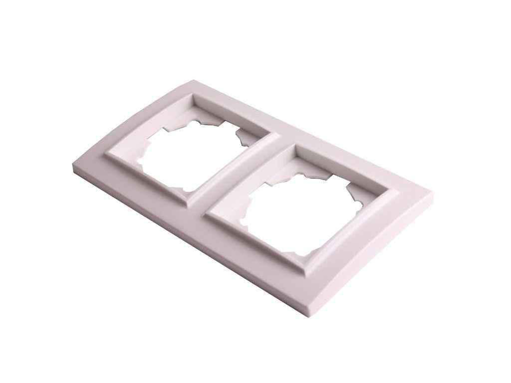 Рамка Electrohouse 2-х местная ЭН-2117 Белый (114903) Рамка Electrohouse 2-х местная ЭН-2117 Белый (114903)