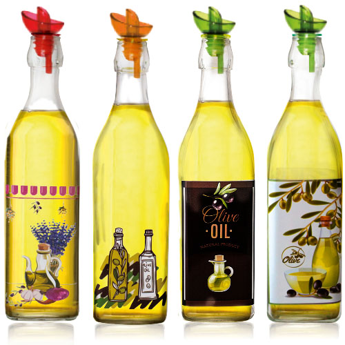 Набор бутылок для масла и уксуса SNT Прованс 1 л 4 шт. (701-10)