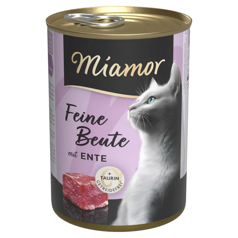 Корм влажный для кошек Miamor Feine Beute Ente с уткой 400 г (30329225)