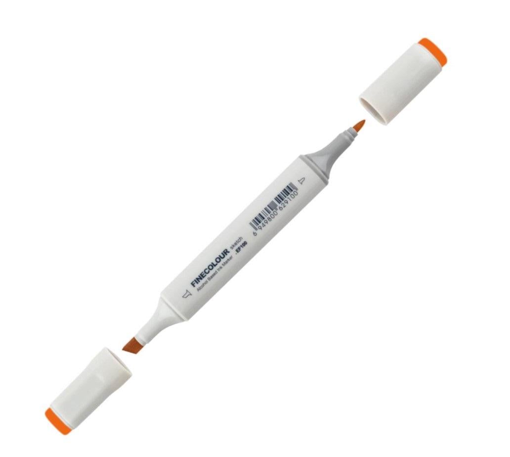 Маркер спиртовой Finecolour Sketchmarker 286 FYR286 Флуоресцентный оранжевый (EF100-286)