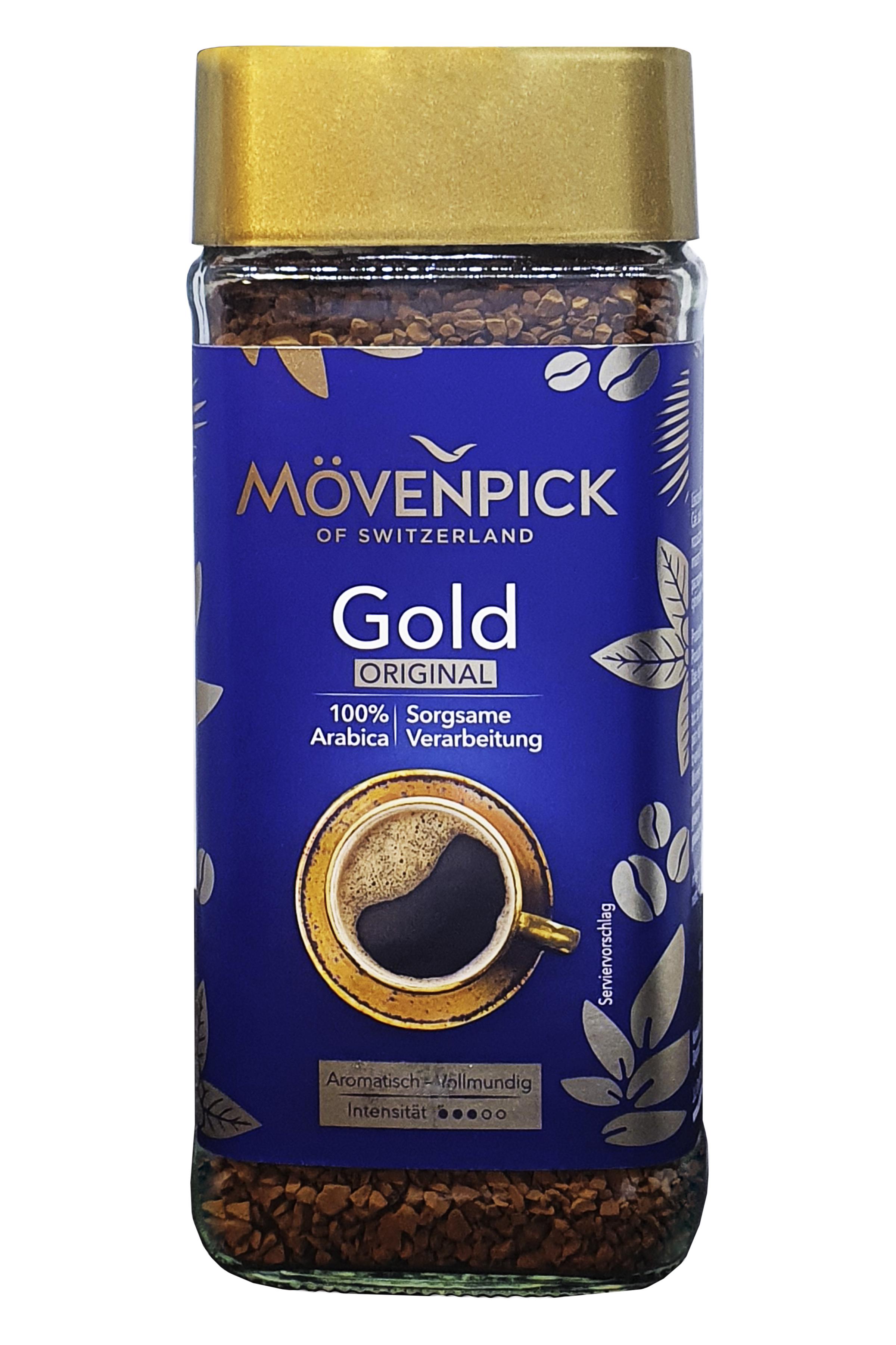 Кава Movenpick Gold 100% арабіка розчинна 100 г (54951)