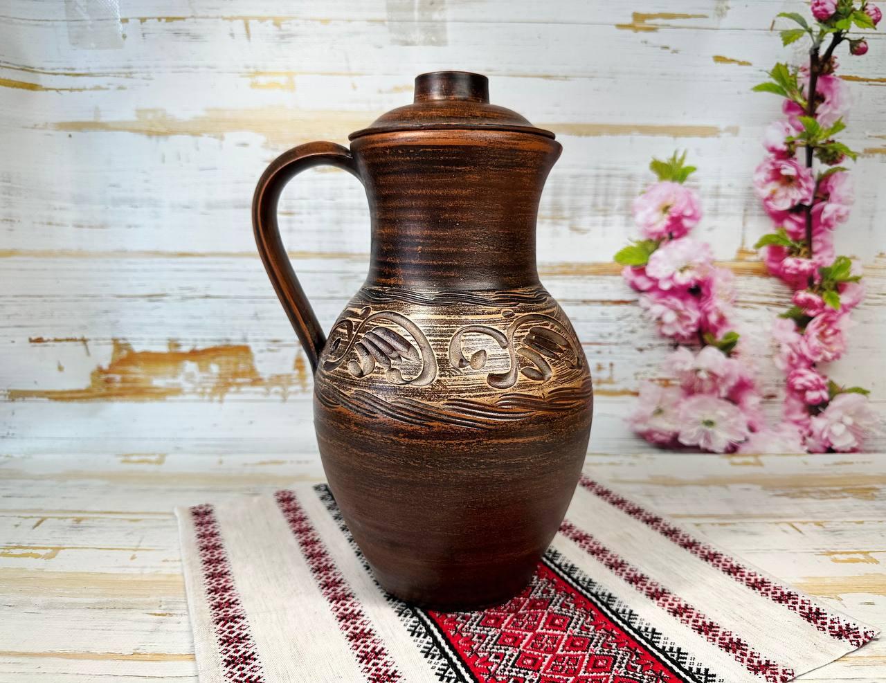 Кувшин глиняный 2,5 л (1985509381) - фото 5 Кувшин глиняный 2,5 л (1985509381) - фото 5