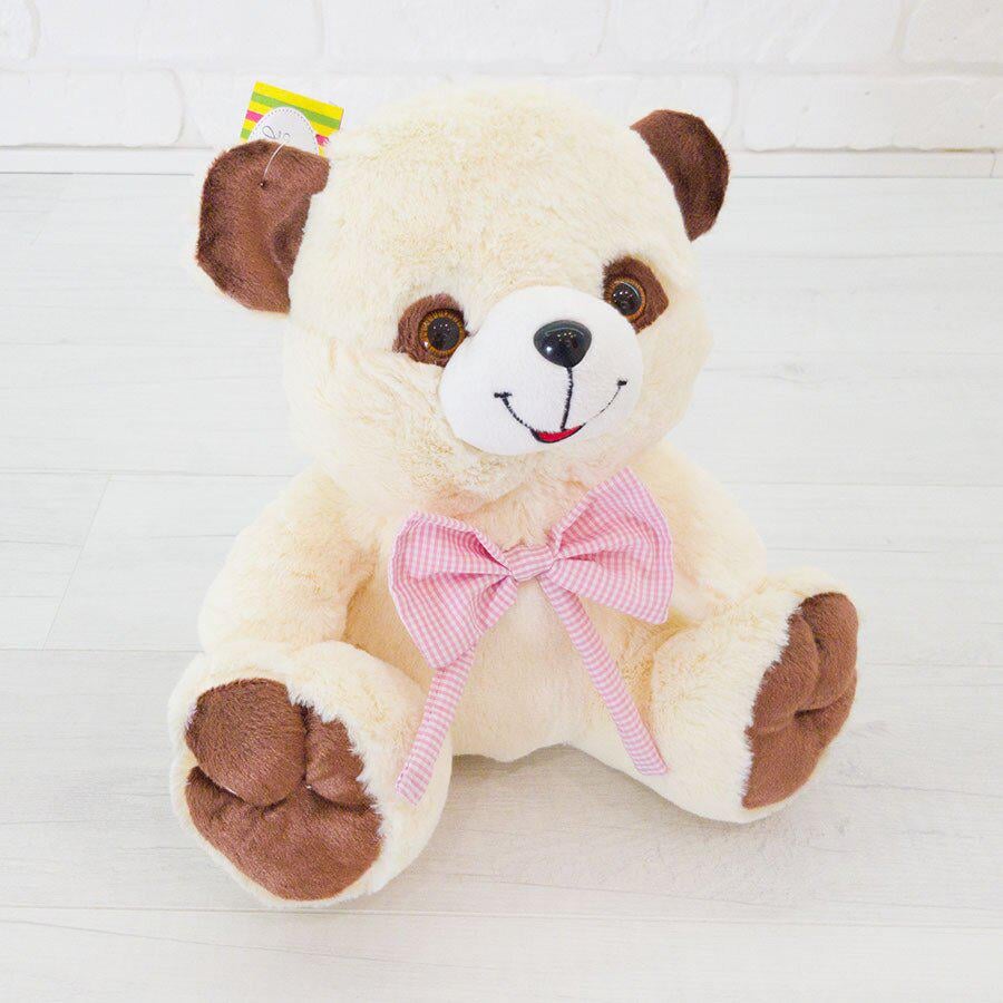 Игрушка мягкая Zolushka Медведь Тимка маленький 26 см Молочный