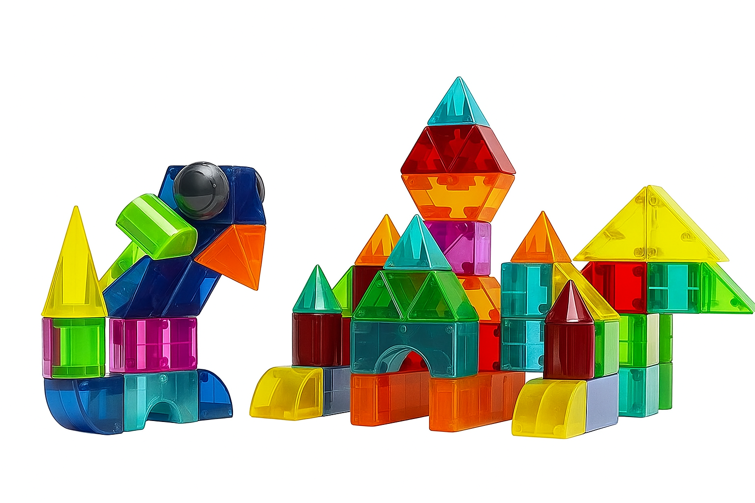 Конструктор детский магнитный 3303 64 эл. (29271460)