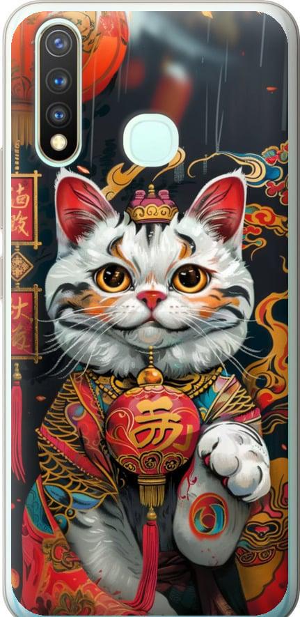 Чехол на Vivo Y19 China Cat v2 (6135u-630-42517)