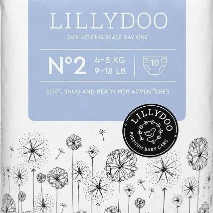 Підгузки Lillydoo 2 4-8 кг 10 шт. (3078143877)