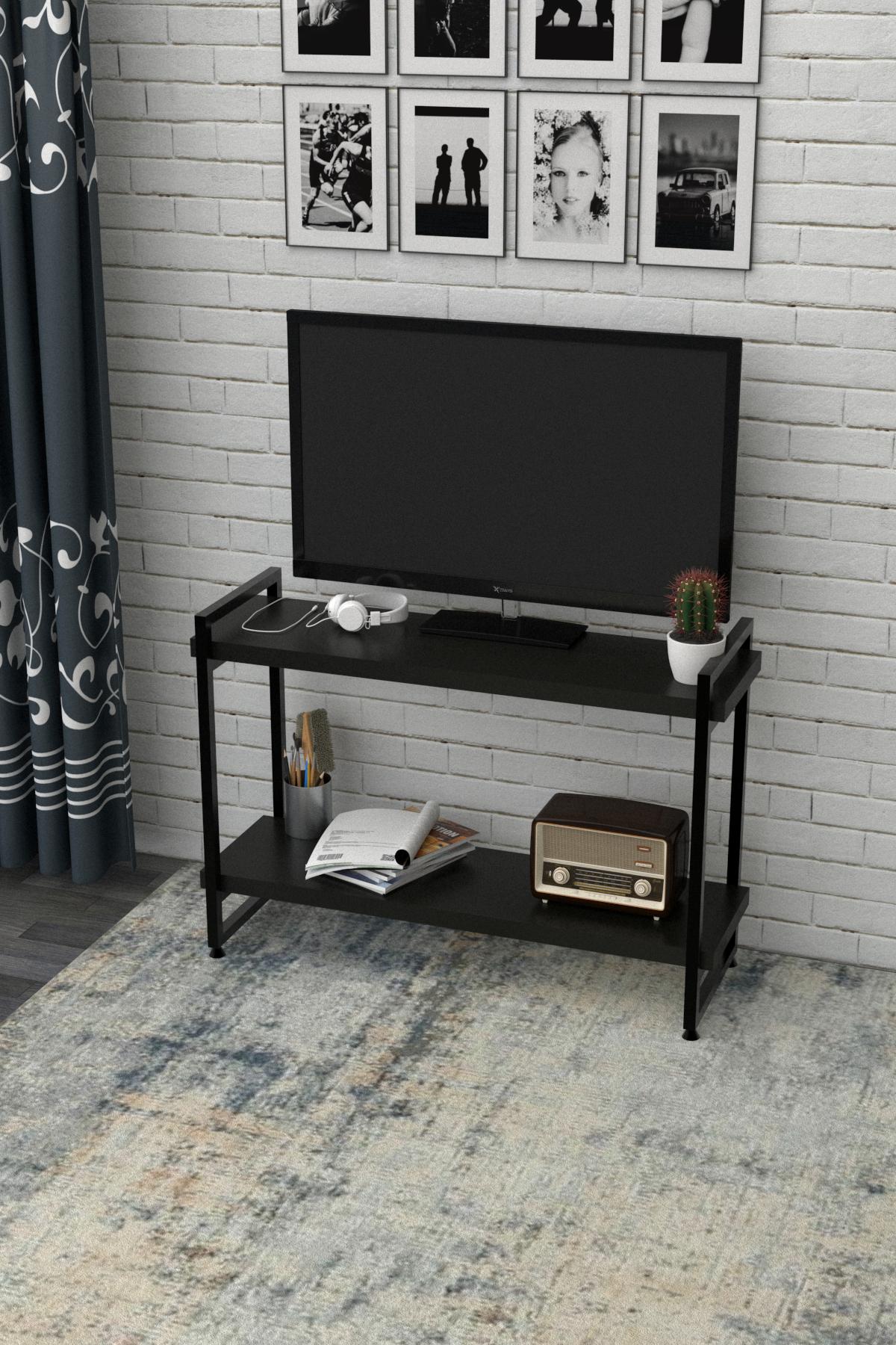 Тумба под ТВ EcoLoft Лофт Элис DSP-1178 Черный (25713582) Тумба под ТВ EcoLoft Лофт Элис DSP-1178 Черный (25713582)