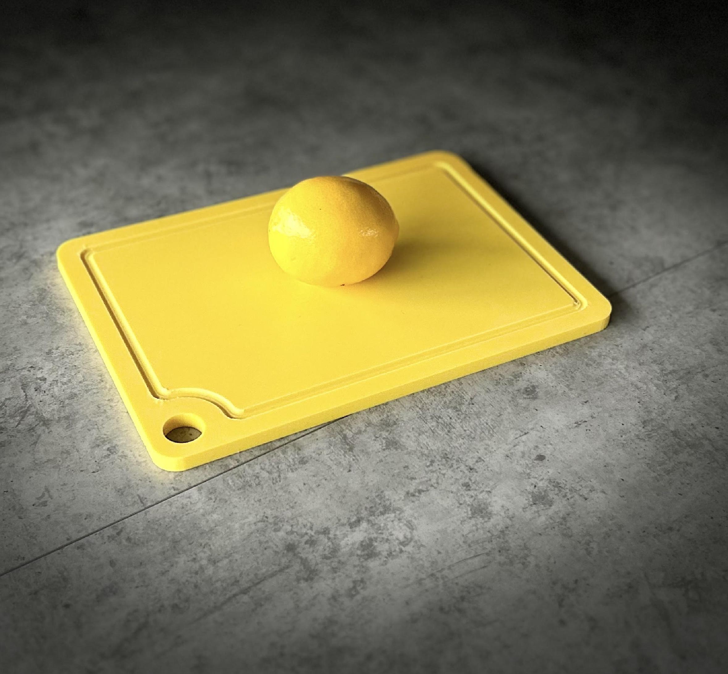 Дошка кухонна ПЕ300 Polystone G 10x210x300 мм Жовтий (00-00034518) - фото 2