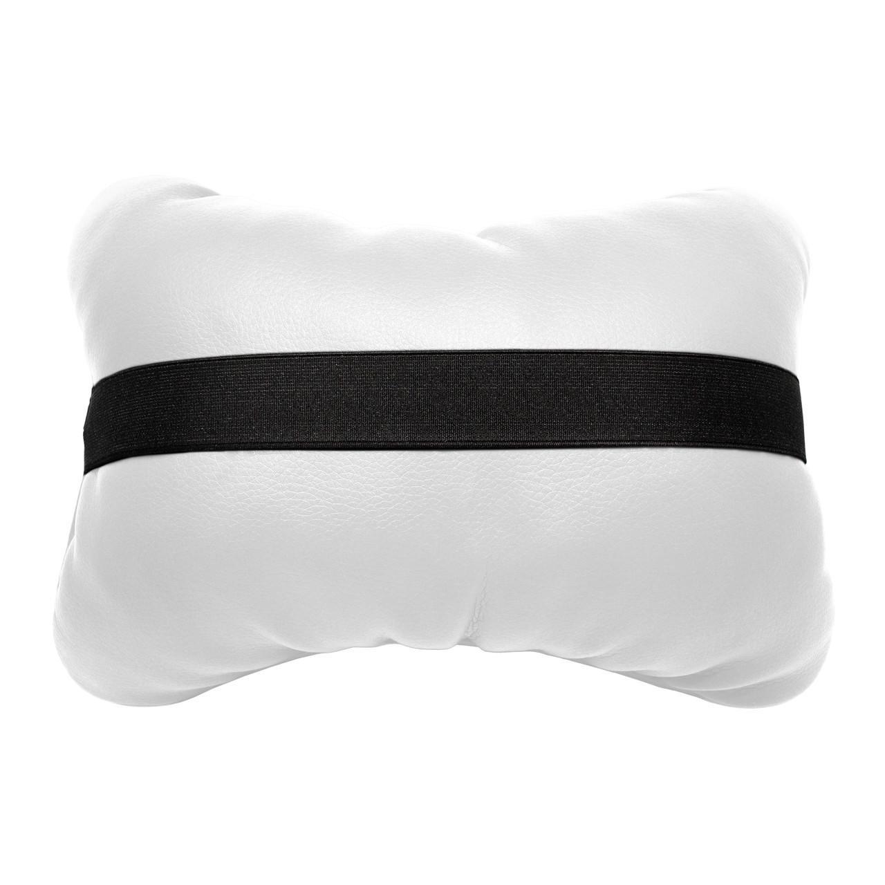 Подушка автомобільна Avtolife Україна для шиї з екошкіри Білий (AVT-LWH-33) - фото 2