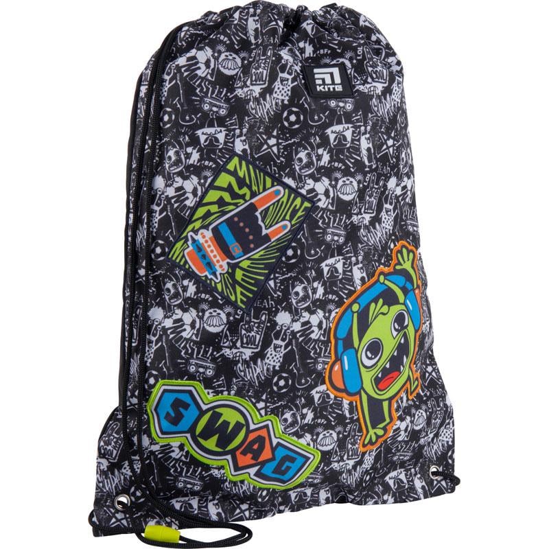 Сумка для обуви KITE Swag 46x33 см Черно-серый (K21-600M-10)