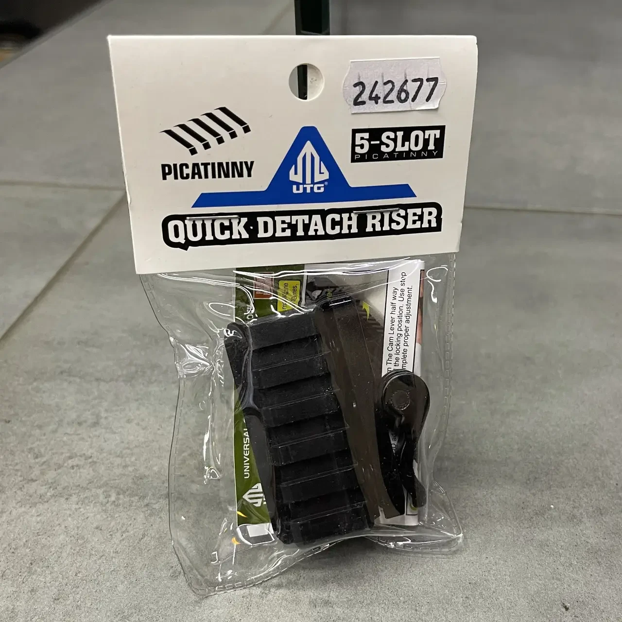 Компенсатор висоти Leapers Utg universal QD H 15 мм H 60 мм (030910) - фото 2 Компенсатор висоти Leapers Utg universal QD H 15 мм H 60 мм (030910) - фото 2