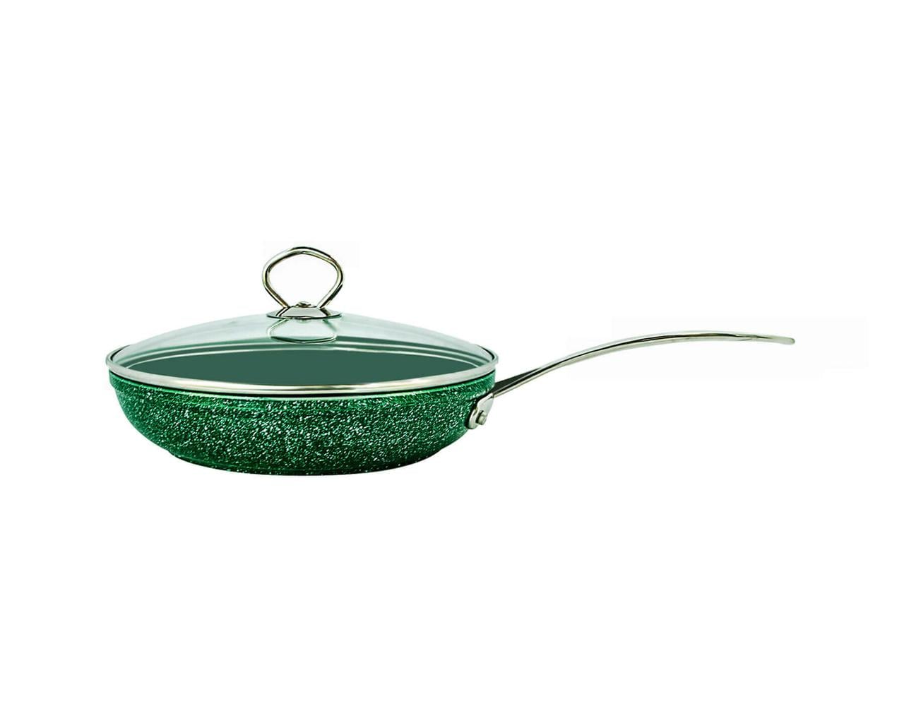 Сковорода кованная литая Giakoma G 1016 24 с керамическим покрытием Green