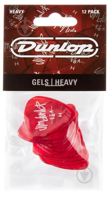 Медіатори Dunlop 486PHV Gels Red Heavy Player's Pack (12 шт.) Медіатори Dunlop 486PHV Gels Red Heavy Player's Pack (12 шт.)