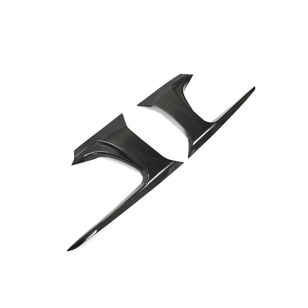 Накладки на передний бампер DDCarbon для Base 2017-2019/Jaguar F-Type карбон (153809)