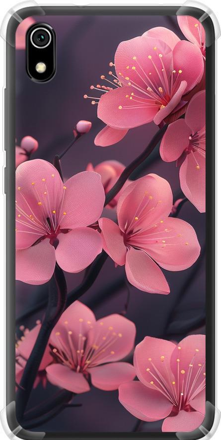 Чехол на Xiaomi Redmi 7A Пурпурная сакура (6075sp-1716-42517) Чехол на Xiaomi Redmi 7A Пурпурная сакура (6075sp-1716-42517)