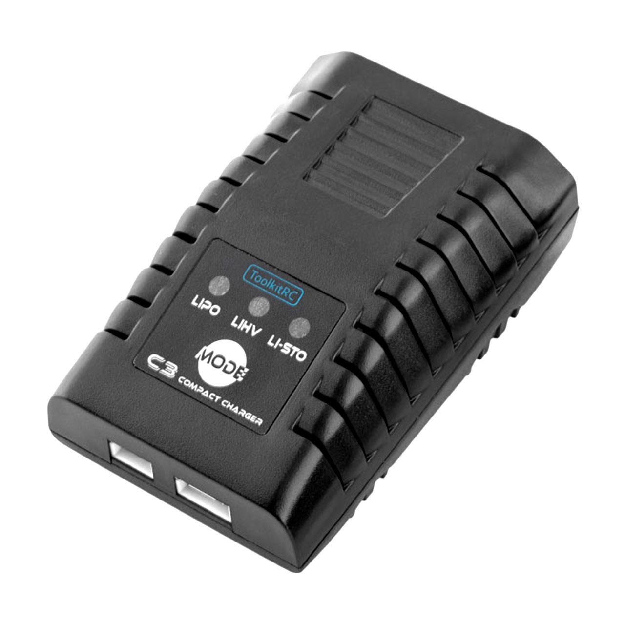 Зарядное устройство ToolkitRC C3 25W 2,2 A для 2S и 3S аккумуляторов (263233)