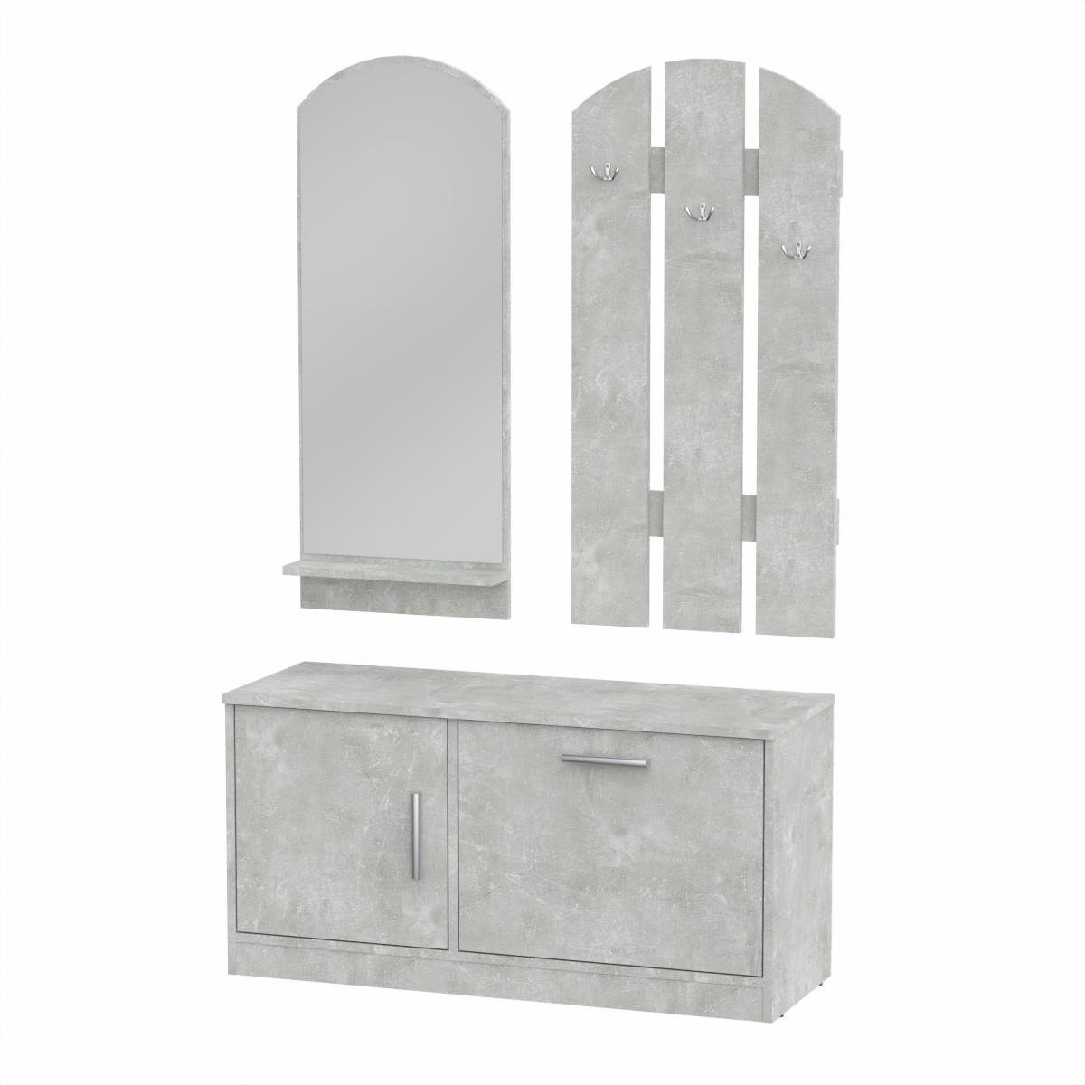 Передпокій з вішалкою для дому Компаніт Ательє світлий 150х36,5х100 см (26620683)