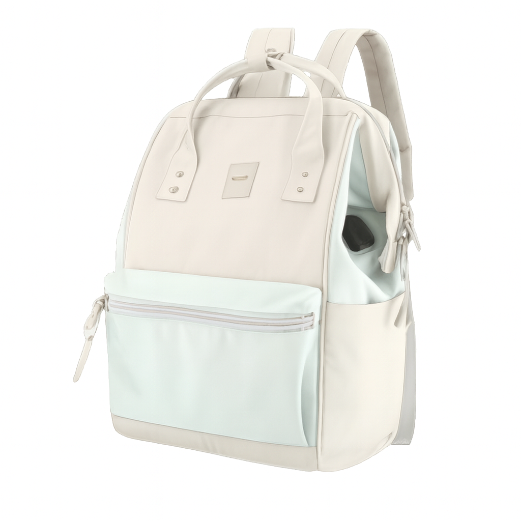 Рюкзак женский для ноутбука Himawari R37002 USB влагостойкий 40х28х17 см Молочный (32163755) Рюкзак женский для ноутбука Himawari R37002 USB влагостойкий 40х28х17 см Молочный (32163755)